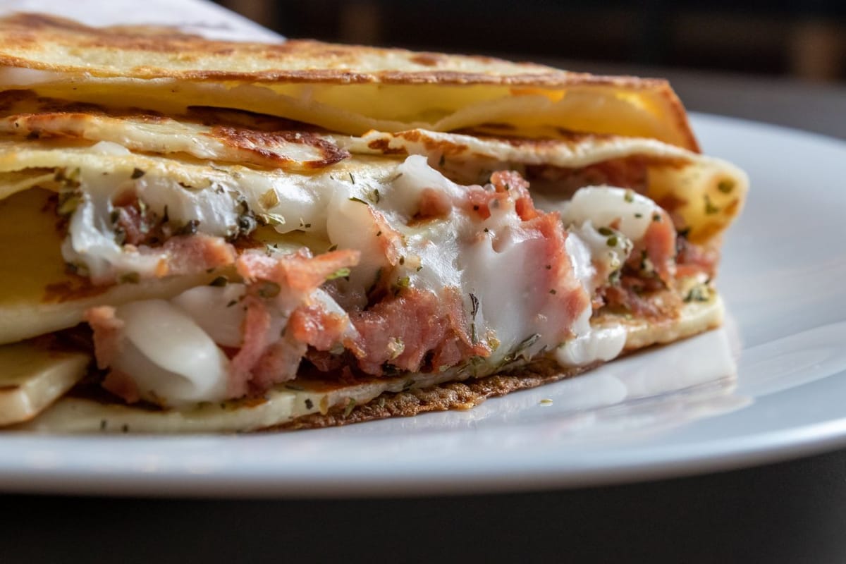 Crêpe salée jambon & fromage